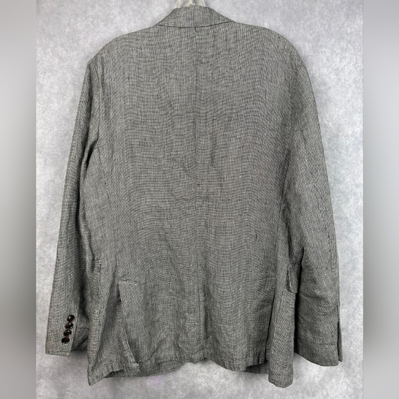 J.Crew Irish linen BAIRD McNutt size 40S in Grey blazer sport coat Men - Picture 2 of 8